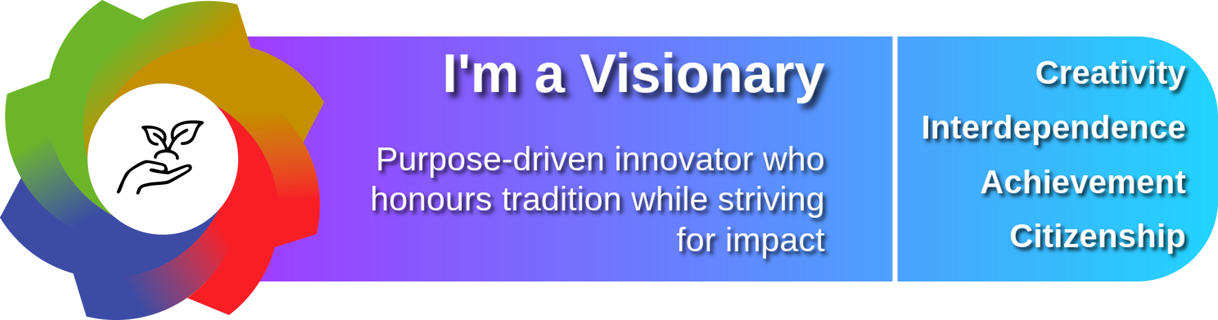 Visionary archetype email signature banner